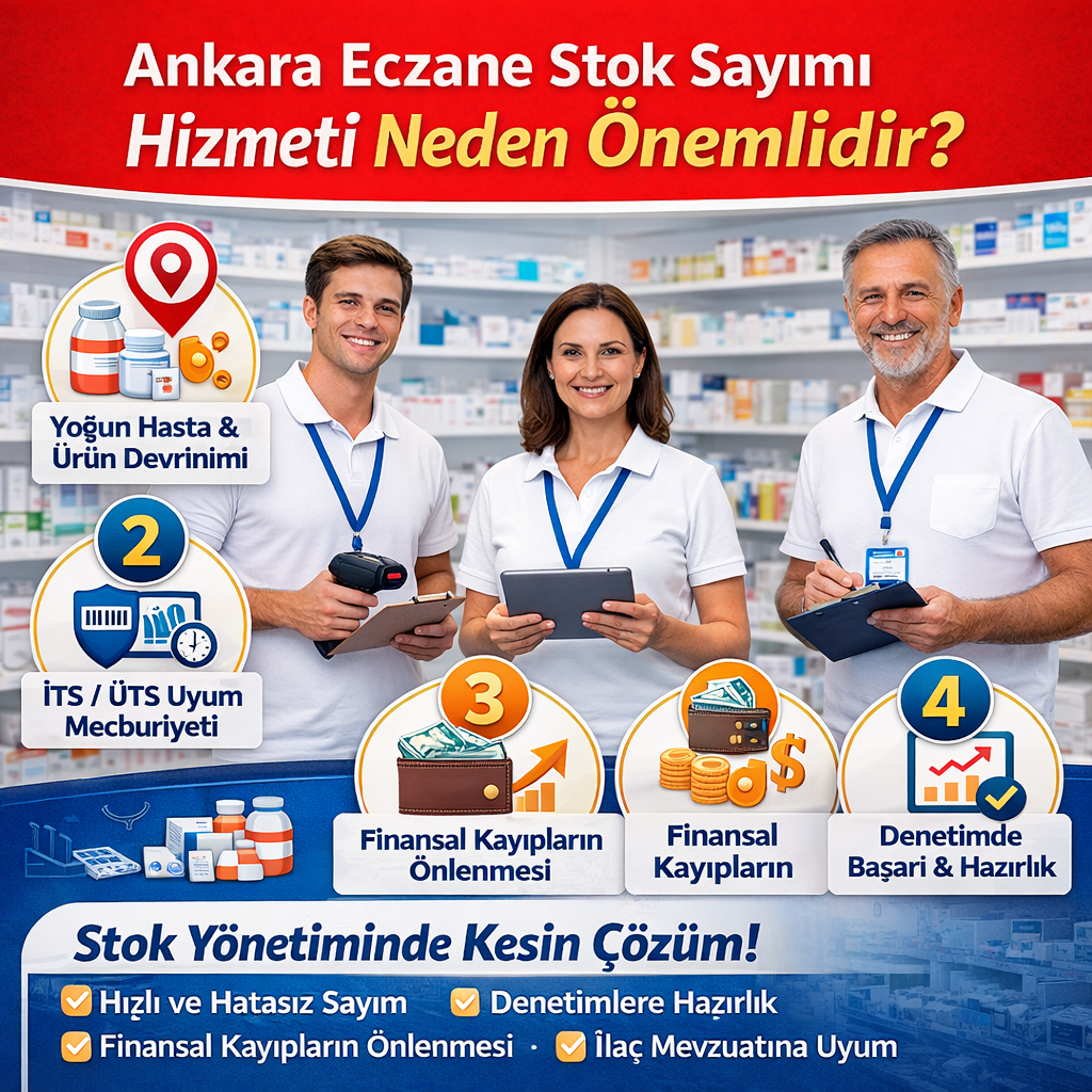 Ankara Eczane Stok Sayımı Hizmeti Neden Önemlidir?