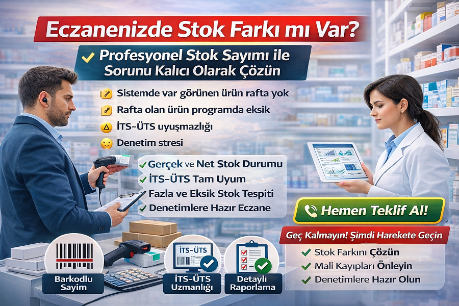 Eczanenizde Stok Farkı mı Var?