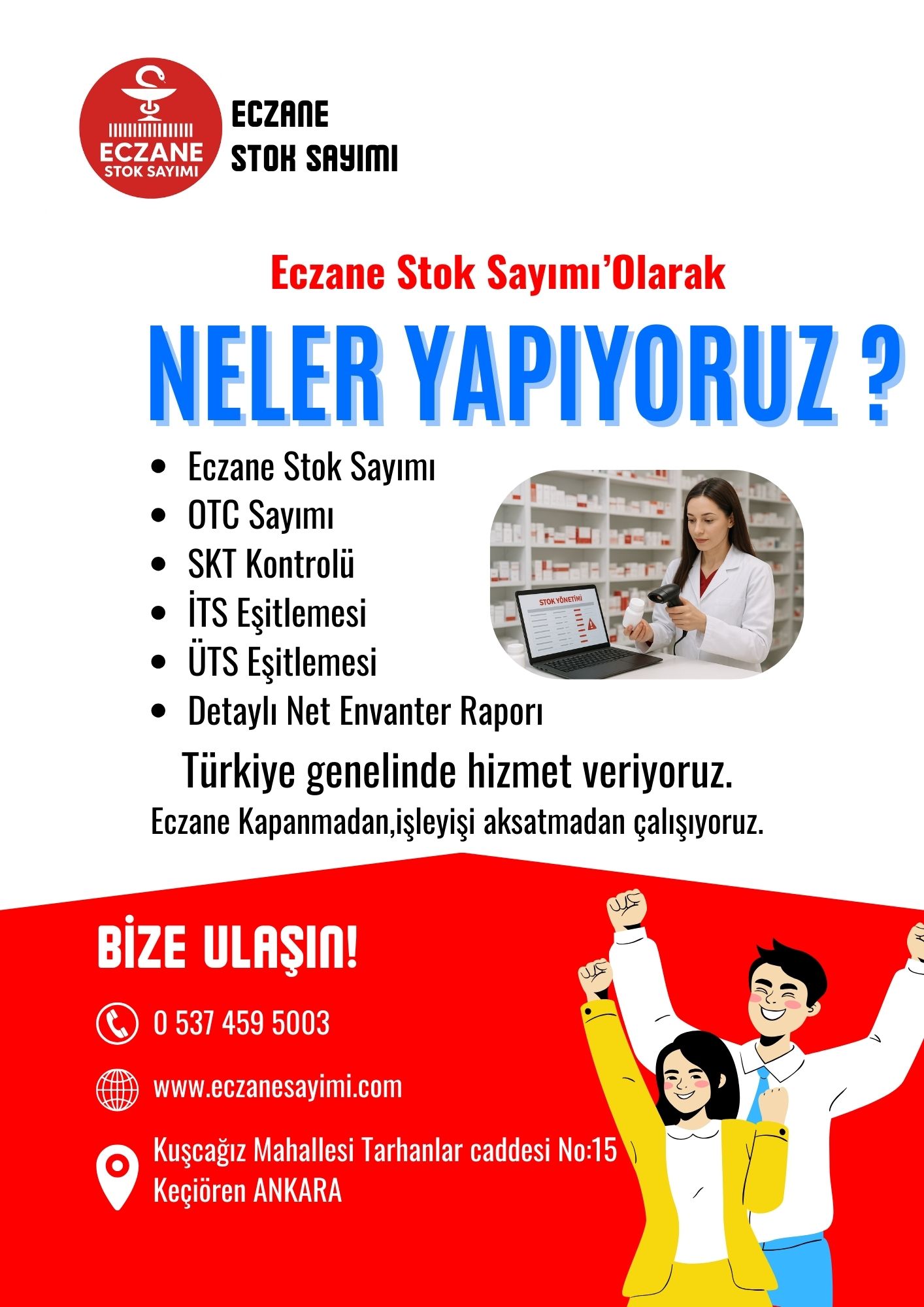 Eczane Stok Sayımı Olarak Neler Yapıyoruz.