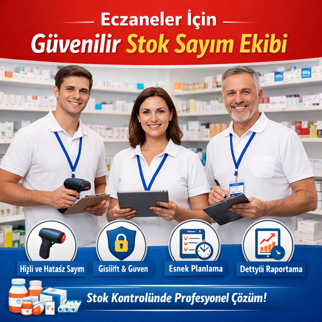 Eczaneler İçin Güvenilir Stok Sayım Ekibi