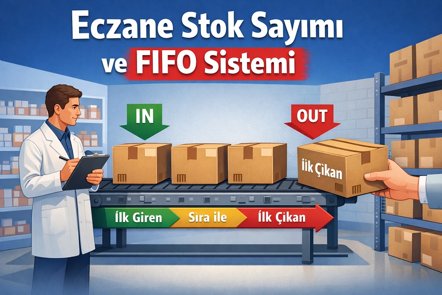 Eczane Stok Sayımı ve FIFO Sistemi ile Güvenli, Verimli Stok Yönetimi